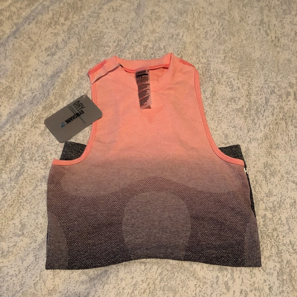 Seamless ombré workout tank